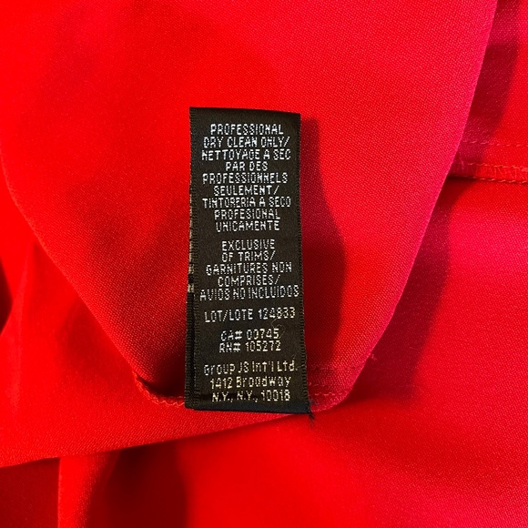 ML Monique Lhuillier Off-The-Shoulder Side Slit Crepe Gown - Picture 6 of 9